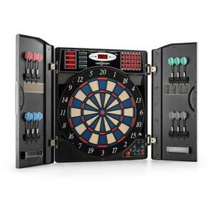 OneConcept Masterdarter, fémhatású, darts tábla, darts gép, puha hegyű, ajtós kép
