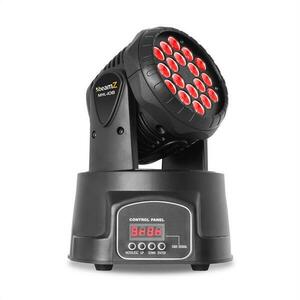 Beamz MHL, Moving Head Wash, 18 x 3 W, RGB DMX, fekete kép