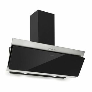 Klarstein Alessia 90, páraelszívó, szabad tér a fejnek, 90 cm, 350 m³/ó, push control, fekete kép