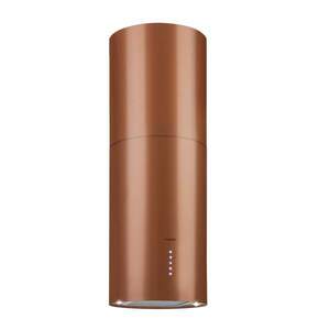 Klarstein Beretta, sziget páraelszívó, Ø 35 cm, légkeringetés, 650 m³/ó, LED, réz kép