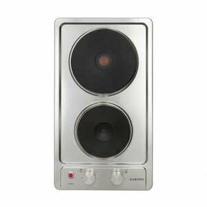 Klarstein Appetito Domino, elektromos főzőlap, 3000 W, 2 főzőlap, 6 teljesítményfokozat, rozsdamentes acél kép