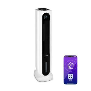 Klarstein Polar Tower Smart, ventilátor, léghűtő, 7L, 85W, távirányító, 5x hűtődoboz kép
