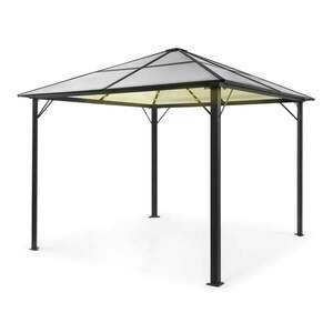 Blumfeldt Pantheon Solid Sky Ambient Solar, pavilon szürke tetővel, 3 × 3 m, polikarbonát, alumínium kép