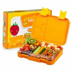 Klarstein Schmatzfatz junior, tízórais doboz, 6 rekesz, 21, 3 x 15 x 4, 5 cm kép