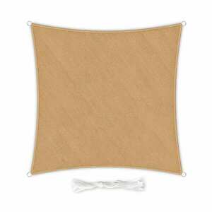 Blumfeldt Négyzet alakú napellenző, 5 x 5 m, poliészter, légáteresztő kép