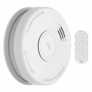 SHD by oneConcept DOF19, Füstérzékelő, műanyag, figyelmeztető jelzés: 85 dB, 9V elemmel kép