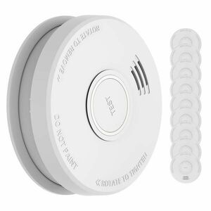 SHD by oneConcept DOF19, Füstérzékelő, műanyag, figyelmeztető jelzés: 85 dB, 9V elemmel kép