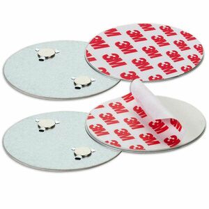 SHD by oneConcept Magnetic Mount, Mágneses tartó Ø 7 cm-től nagyobb füstérzékelőkhöz, Öntapadós kép