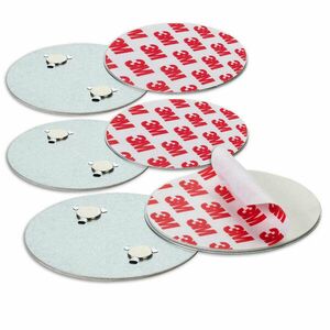 SHD by oneConcept Magnetic Mount, Mágneses tartó Ø 7 cm-től nagyobb füstérzékelőkhöz, Öntapadós kép