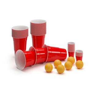 BeerCup Federer Ultimate Beer Pong party csomag, Red Cups, Shot Cups, labdákkal kép