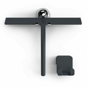 Gütewerk by blumfeldt Blaze, zuhanyzósarok törlő, 28 cm, szilikon borítás, rozsdamentes acél mag, modern design kép