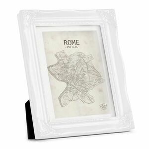 Casa Chic Regent, képkeret, téglalap alakú, 17 x 12 cm-es fotók, paszpartu, üveg, rokokó kép