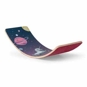 BoarderKING Balance Board Kids, csúszásgátló filc borítással, 3 éves kortól kép