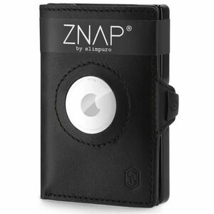Slimpuro ZNAP Airtag Wallet, 8 kártya, érmés rekesz, 8, 9 x 1, 5 x 6, 3 cm (SZ x M x M), RFID-védelem kép