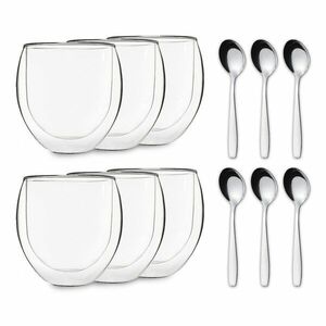 Feelino DUOS Jumbo, duplafalú pohár, 310 ml, kanállal kép