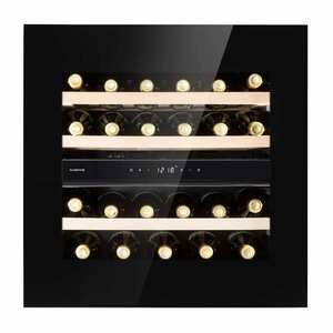 Klarstein Rhône 25 Duo, borhűtő, 75 liter, 25 palack, 2 zóna, kompressziós hűtés kép