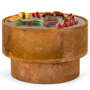 Blumfeldt Pompeji Rust, tűzrakóhely és grill, Ø 60cm, acél kép