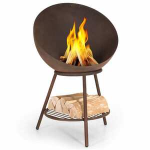 Blumfeldt Azuma, tűzrakóhely, Ø 66 cm, 2 mm, faszén- és grillrács, esővédő, piszkavas kép