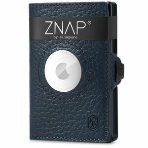 Slimpuro ZNAP Airtag Wallet, 12 kártya, érmés rekesz, 8, 9 x 1, 8 x 6, 3 cm (Sz x Ma x Mé), RFID-védelem kép