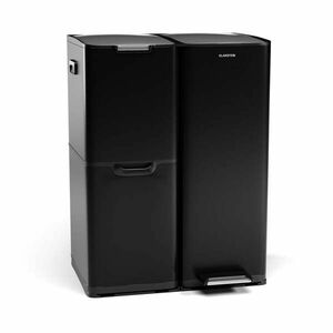 Klarstein Tiyo 3 az 1-ben, szemetes, 60 literes, kivehető kosár, puha záródású kép