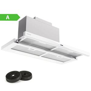 Klarstein Mariana Neo 90, lapos páraelszívó, 90 cm, 640 m³/h, légelszívás, LED kép