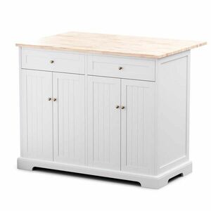 Blumfeldt Etsu, konyhasziget, kihúzható munkalap, 2 fiók, 4 ajtó, étkezőasztalként is használható, tárolóhely, könnyen tisztítható kép