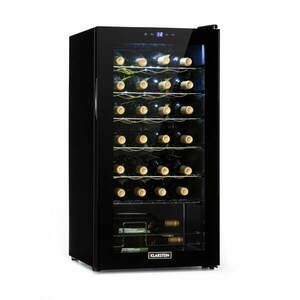 Klarstein Shiraz 28 Uno, borhűtő, 74 liter, 28 palack, 5-18°C, érintőképernyős vezérlőpanel kép