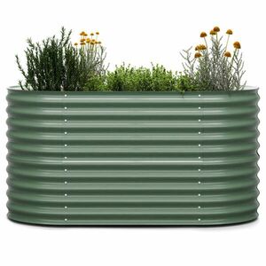 Blumfeldt High Grow, magaságyás, 160 x 80 x 80 cm, hullámos acéllemezből, könnyen összeszerelhető, rozsda- és fagyálló kép