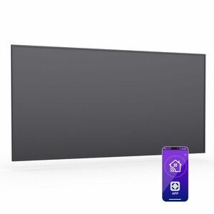 Klarstein Wonderwall Smart Infravörös hősugárzó, 60 x 120cm, Applikáció, 770 W, Heti időzítő, IP24 kép