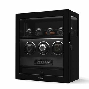 Klarstein SecureTouch óratekercselő, 3+4 óra, Mabuchi motor, zongoralakk, 41 üzemmód, zár, LED-ek kép
