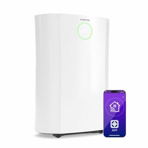 Klarstein DryFy ProConnect 16L párátlanító, 16 l/nap, 18 m², WiFi, App, LED kijelző, 24 órás időzítő kép