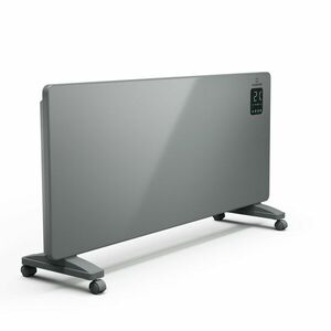 Klarstein Bansin Smart 2500 konvektoros hősugárzó, 2500 W, Alkalmazás, 5- 50 °C, LED kijelző, Érintőképernyő kép