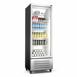 Klarstein GrandCooler italhűtő, 270 l, LED világítás, kerekekkel, 4 polc kép