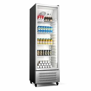 Klarstein GrandCooler italhűtő, 306 l, LED világítás, kerekekkel, 4 polc kép