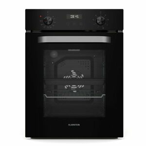 Klarstein SmartSlim sütő, Slim kivitel, 9 funkció, 49 l térfogat, könnyű tisztítás, EEK A kép