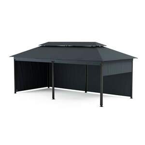 Blumfeldt Grandezza Cortina kerti pavilon 3x6 m, időjárásálló, porfestett, oldalsó redőnyök kép