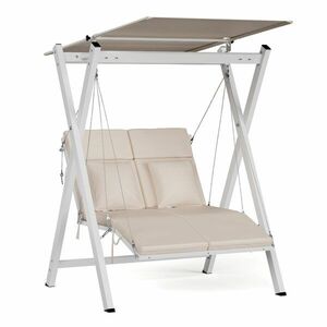 Blumfeldt FlexiSwing hollywoodi hinta 2 üléses Állítható háttámla + napellenző, időjárásálló kép