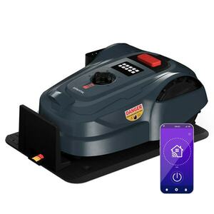 Blumfeldt GrassConnect robotfűnyíró, Gyepápolás akár 1 000 m²-es területig, Vezérlés alkalmazás segítségével kép