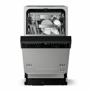 Klarstein Velaire félig integrált mosogatógép | Minimalista, kompakt | B energiahatékonysági osztály | 45 cm kép