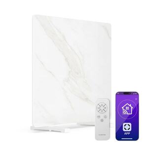Klarstein MarmoHeat infravörös panel | 420 W | 6 - 12 m² | márvány design | 70 cm x 63 cm kép