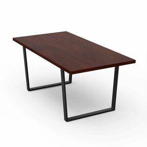 Blumfeldt Bearsdon étkezőgarnitúra, asztallap és fém asztallábak, ipari stílus, stabil, modern kép