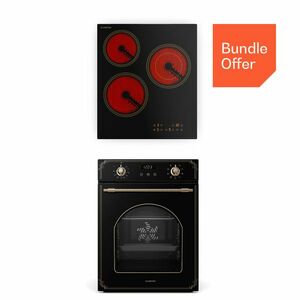 Klarstein Victoria kerámia főzőlap + Victoria keskeny sütő | Időtlen | 45 cm kép