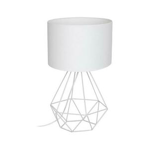Asztali lámpa BASKET 1xE27/60W/230V fehér 7193 kép