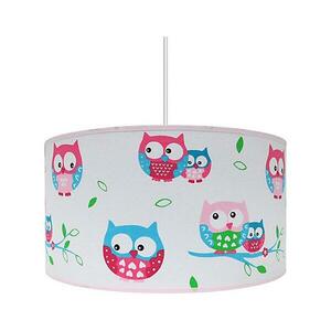 Gyerek csillár OWLS 1xE27/60W/230V fehér kép