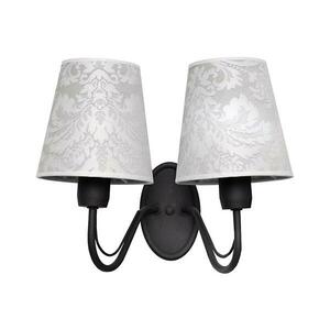 Fali lámpa MALBO II 2xE27/15W/230V fekete K kép