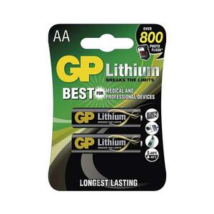2 db GP LITHIUM AA lítium elem 1, 5V B15212 kép
