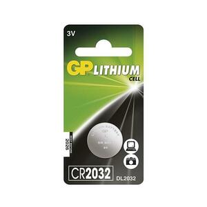 Lítium gombelem CR2032 GP LITHIUM 3V/220 mAh B15322 kép