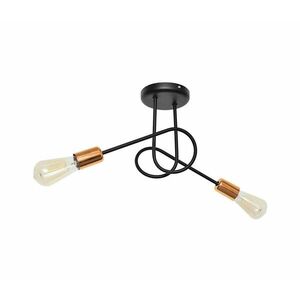 Csillár OXFORD 2xE27/15W/230V fekete W kép