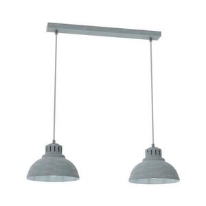 Csillár zsinóron SVEN 2xE27/15W/230V szürke 9049 kép