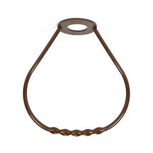 Fogantyú csillárhoz műanyag barna kép